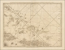 Caribbean Map By Richard Holmes Laurie  &  James Whittle