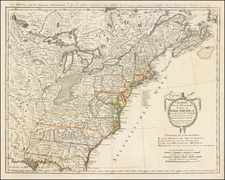 United States Map By Franz Ludwig Gussefeld