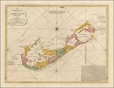 Atlantic Ocean and Caribbean Map By Richard Holmes Laurie  &  James Whittle