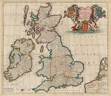Europe and British Isles Map By Theodorus I Danckerts