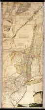 New England, Mid-Atlantic and Canada Map By Sayer & Bennett