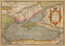 Ukraine, Romania, Turkey and Turkey & Asia Minor Map By Abraham Ortelius