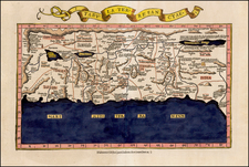 Holy Land Map By Lorenz Fries