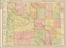 Plains and Rocky Mountains Map By Rand McNally & Company