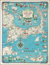 New England Map By Clara Katrina Chase