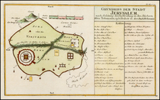 Holy Land Map By Anonymous