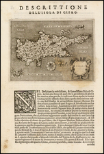 Turkey, Balearic Islands and Greece Map By Tomasso Porcacchi