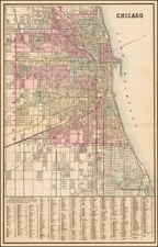 Midwest Map By Samuel Augustus Mitchell Jr.