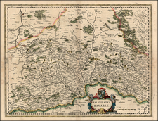 Germany Map By Willem Janszoon Blaeu