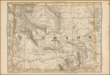 Plains and Rocky Mountains Map By Rand McNally & Company