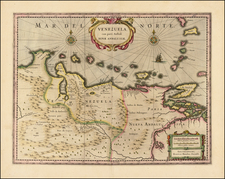 South America Map By Henricus Hondius