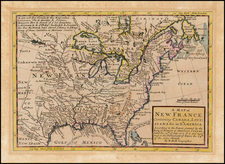 United States, Midwest and Plains Map By Herman Moll