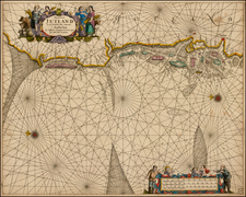 Denmark and Germany Map By Caspar  Lootsman