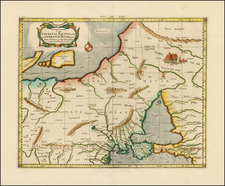 Poland, Ukraine, Baltic Countries, Denmark and Germany Map By  Gerard Mercator