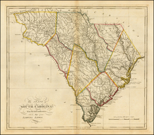 Southeast Map By Mathew Carey