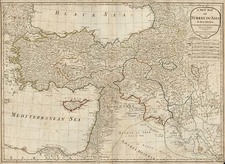 Europe, Asia, Central Asia & Caucasus, Middle East, Turkey & Asia Minor and Balearic Islands Map By Richard Holmes Laurie  &  James Whittle