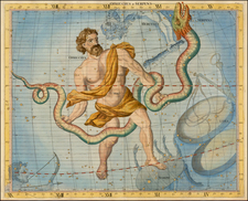 Celestial Maps Map By John Flamsteed