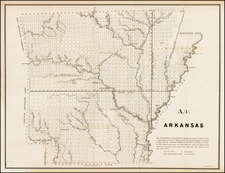 Arkansas Map By U.S. General Land Office