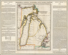 Midwest Map By Henry Charles Carey  &  Isaac Lea