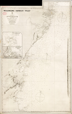 Australia Map By British Admiralty