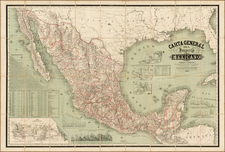 Mexico Map By Decaen & Debray