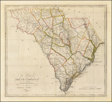 Southeast Map By Mathew Carey