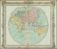 World, World, Eastern Hemisphere, Australia and Oceania Map By Louis Brion de la Tour