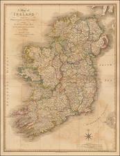 Ireland Map By William Faden