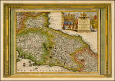 Italy Map By Pieter van der Aa