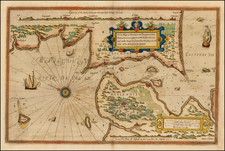 Scandinavia and Denmark Map By Lucas Janszoon Waghenaer