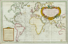 World and World Map By Depot de la Marine