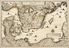 Baltic Countries, Scandinavia, Sweden and Denmark Map By Nicolas Langlois