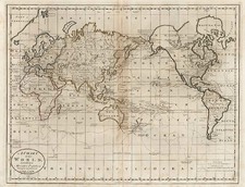 World and World Map By Mathew Carey