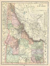  Map By George F. Cram