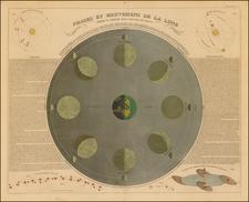 Celestial Maps and Curiosities Map By J. Andriveau-Goujon