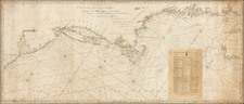 United States, New England, Mid-Atlantic and Southeast Map By John Hamilton Moore