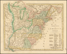 United States and Southeast Map By Robert Wilkinson