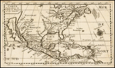 North America Map By J. B.  Sorniquet