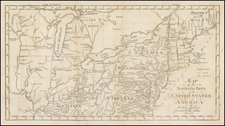 New England, Southeast and Midwest Map By Jedidiah Morse / Abraham Bradley