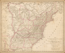 United States, Mid-Atlantic, South and Midwest Map By Schneider und Weigelschen