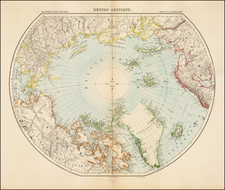 Polar Maps and Canada Map By Louis Vivien de Saint-Martin