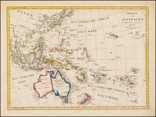 Australia & Oceania, Australia and Oceania Map By Iohann Matthias Christoph Reinecke