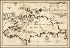 Caribbean and Hispaniola Map By J. B.  Sorniquet