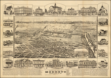 California Map By W.W. Elliott & Co.