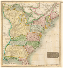 United States Map By John Thomson