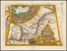 Russia, Ukraine, Baltic Countries and Scandinavia Map By Giacomo Gastaldi