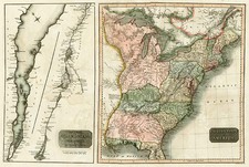 United States and Canada Map By John Thomson