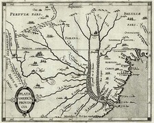 South America Map By Cornelis van Wytfliet