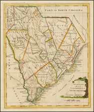 Southeast and South Carolina Map By Universal Magazine