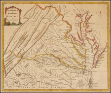 Mid-Atlantic, Southeast and Virginia Map By Universal Magazine